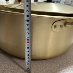 大型アルミ鍋（直径42cm・深さ16cm）パール金属 鍋 両手鍋 大型鍋 42cm アルミ ガス火専用 煮物 おでんの画像