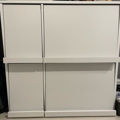 LOWYA 本棚 収納棚 ホワイト