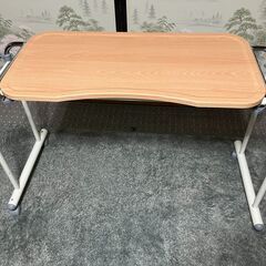 山善　ベッドテーブル　BTT-８０４０　ナチュラル