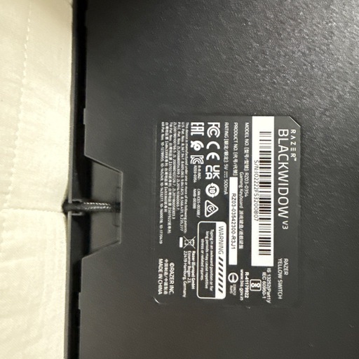 パソコン RAZER BLACK WIDOW V3