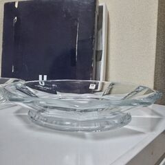 未使用×２個emanuel ungaro 大皿　ガラス皿2枚セット30cmの画像