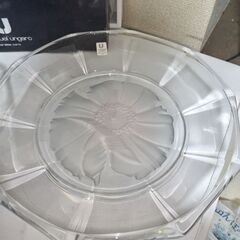未使用×２個emanuel ungaro 大皿　ガラス皿2枚セット30cmの画像