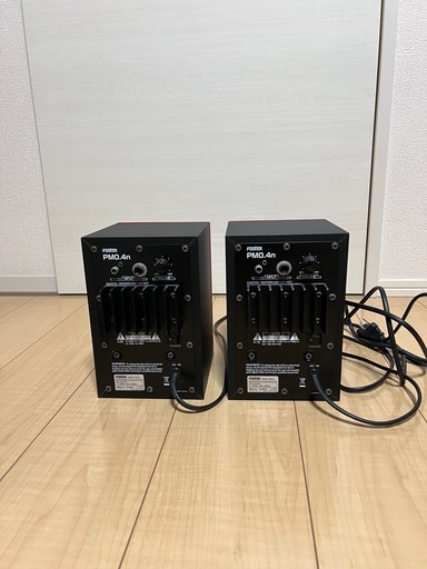 希少 FOSTEX モニタースピーカー PM0.4n レッド ペア 希少 FOSTEX