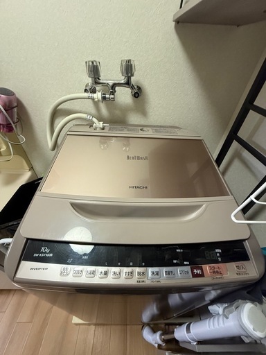 ⚠︎受け渡し予定者様決まりました⚠︎出品4月20日まで‼️HITACHI 10kg 洗濯機 BeatWash 2017年製