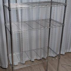 【スタイリッシュ】スチールシェルフの画像