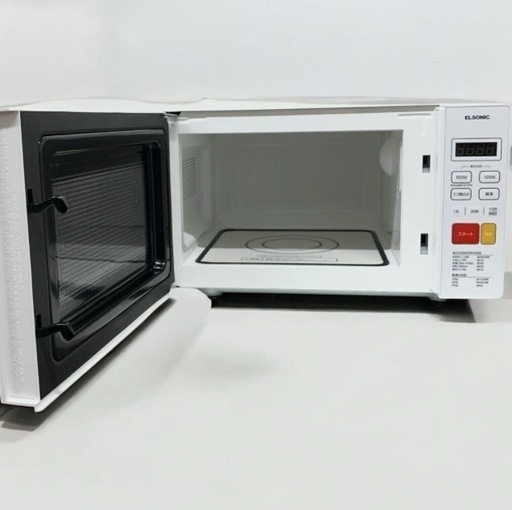 電子レンジ【配達無料お届け設置接続出来ます?都内近郊?】2023年新品購入品✨フラットテーブル?全国Hzフリー仕様✨除菌クリーニング済