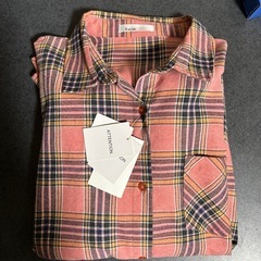 新品未使用　チェックシャツ　L