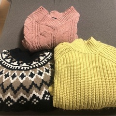 ニット3点