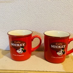 東京ディズニーリゾート カフェミッキーマグカップ　セット　レトロ...