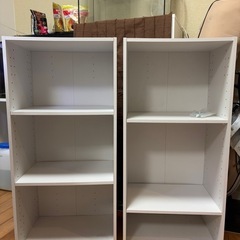 【お取引中】カラーボックス２個セットの画像