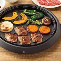 【単価交渉可能です】ニトリ 丸型ホットプレート (WN106G ブラック)の画像