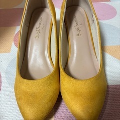 中古品ꕤ. パンプス(イエロー)