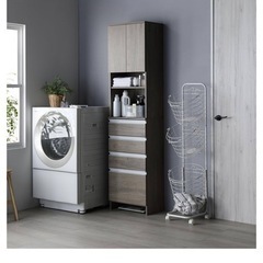 ⚠︎受け渡し予定者決まりました⚠︎出品4月20日まで‼️ラシク 洗面台収納の画像