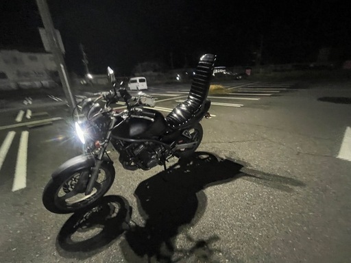 バリオス 3段シート Kawasakiロゴ入りバリオス1型チョビ三段シート