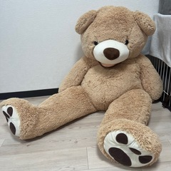 大きいクマのぬいぐるみ