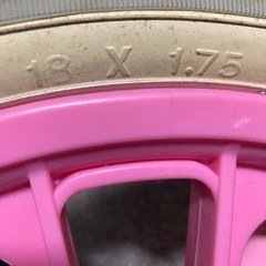 ピンクの一輪車の画像