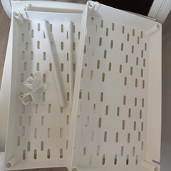 SPACEKEEPER シンク下収納 キッチン収納 2個セット　収納ラックの画像