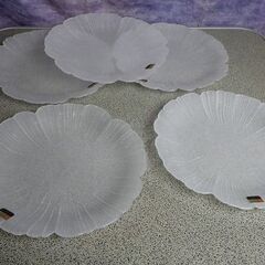 お洒落な白い皿　5点セット  1000円  