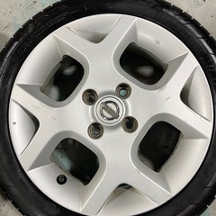 Nissan15インチホイールセットタイヤ付きキューブ純正ホイール軽