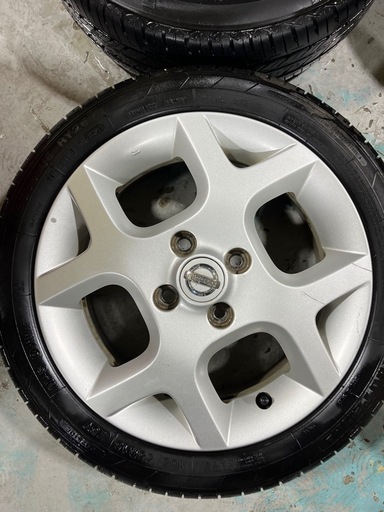 日産キューブ純正ホイール軽自動車流用軽カスタム (かる) 岸本の