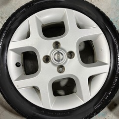 最高級 日産キューブ純正ホイール軽自動車流用軽カスタム 岸本の (かる) タイヤ・ホイール