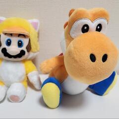 ネコマリオとルイージのぬいぐるみ