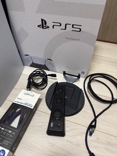 PS5 CFI-1100A + 追加1TB SSD + Sony Pulse 3D Headphone ＋タイトル4本