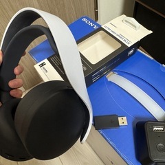 PS5 CFI-1100A + 追加1TB SSD + Sony Pulse 3D Headphone ＋タイトル4本の画像