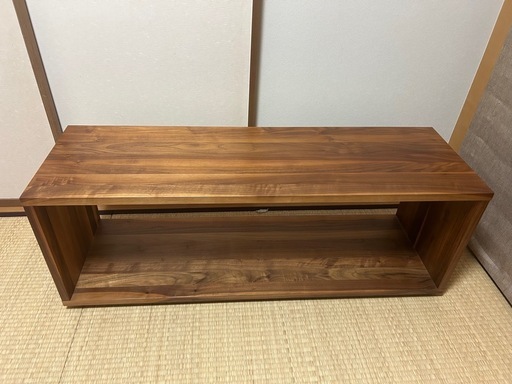 無印良品・木製テーブルベンチ・ウォールナット