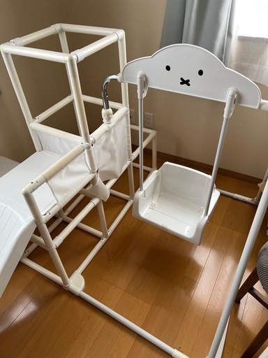 ロングすべり台＋3段ジム
