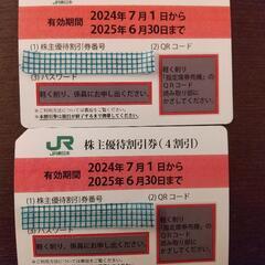 JR株主優待割引券（東日本）4割引