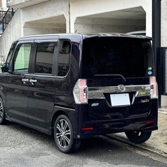 ダイハツ タントカスタム RS SA デカナビ ETC 両側パワースライドドア LA600S 美車の画像