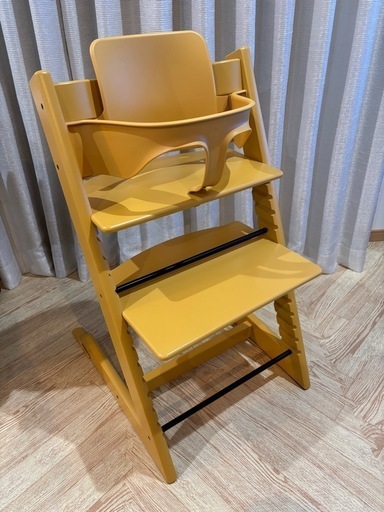 【美品】ストッケ ハイチェア ベビーセット付き
