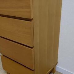 無印良品　キャビネット　引き出しの画像
