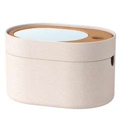 IKEA イケア 収納ボックス ミラーのふた付き