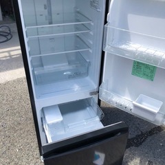 NOB56 🌈福岡市内配送設置無料✨🌈冷蔵庫 パールブラック HR-D15EB [154L /2ドア /右開きタイプ] [冷凍室 46L]の画像