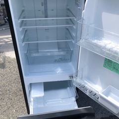 NOB56 🌈福岡市内配送設置無料✨🌈冷蔵庫 パールブラック HR-D15EB [154L /2ドア /右開きタイプ] [冷凍室 46L]の画像