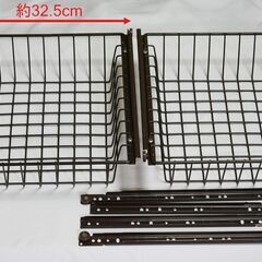 ワイヤーメッシュ引き出し2段分 DIY用途に