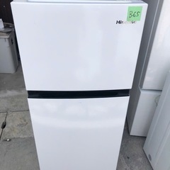 NO B65 🌈福岡市内配送設置無料✨🌈ハイセンス 120L 2ドアノンフロン冷蔵庫 オリジナル ホワイト HR-B1202 2020年の画像