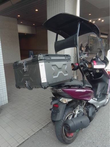 ヤマハ マジェスティS155 ゾロルーフ 実働 リアボックス 【レビュー