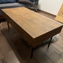 ローテーブル 引き出しありの画像