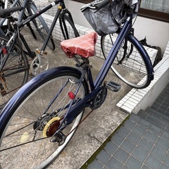 錆あり自転車の画像