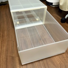 【2個セット】無印良品　ポリプロピレン衣装ケース・引出式・大（高さ24cm）の画像
