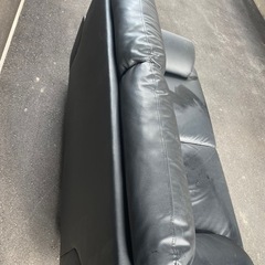 再値下げ‼️大特価‼️早い者勝ち‼️2人掛けソファー　おしゃれ　レザー風の画像