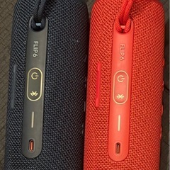 JBL FLIP6 RED&BLUE2本セット ステレオ対応タイプの画像
