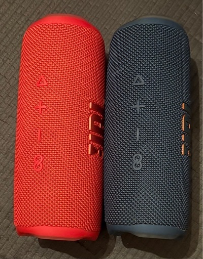 JBL FLIP6 RED&BLUE2本セット ステレオ対応タイプ