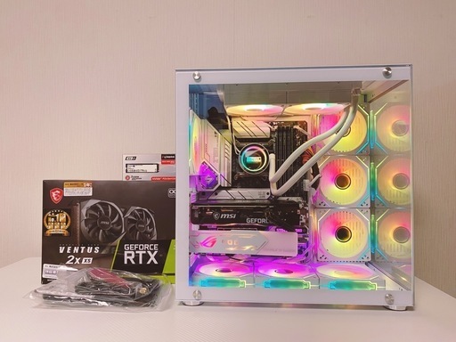水冷新品パーツハイスペック動画編集高性能ゲーミングPC RTX 3060