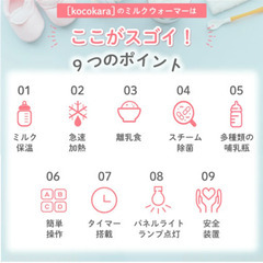 Kocokara ボトルウォーマー ミルクウォーマー 哺乳瓶ウォーマーの画像