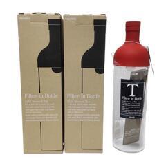 HARIO(ハリオ) フィルターインボトル 750ml 　2本セット　レッドの画像
