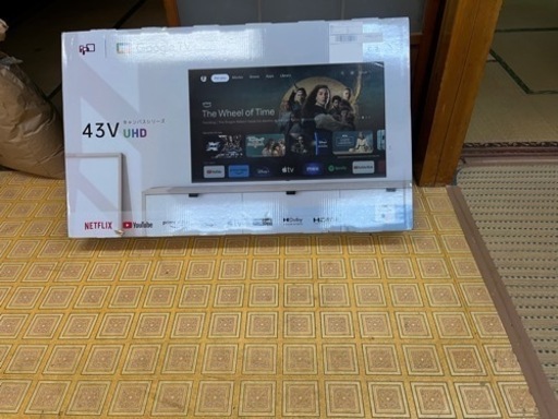 値下げ】新品未開封チューナーレス　テレビ　４３インチ　